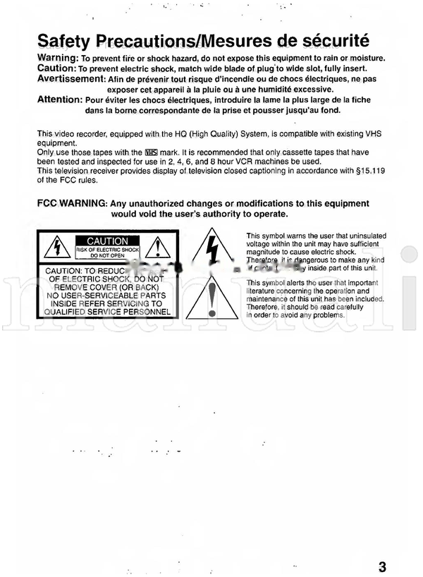 Panasonic PV-C2q20 PV-C2030W LS0TCJie4B (53 pages) TV Operating Manual