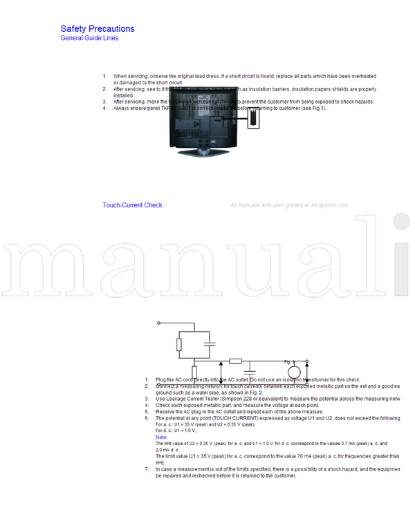 Panasonic 220-240V PAL-525 E2-E12 R6-R12 E21-E69 CAS1-S10 CAS11-S20 (28 pages) TV Service Manual