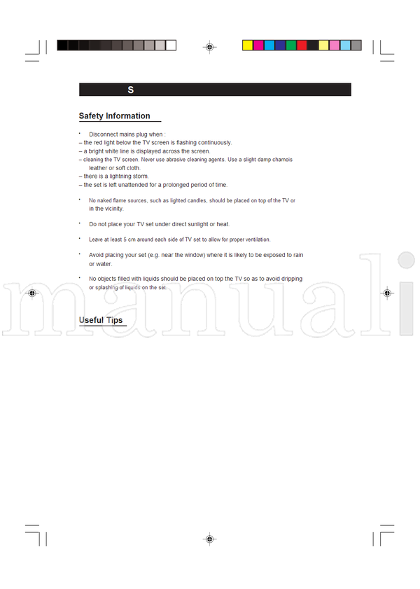 Philips 15PT2767 (27 pages) TV Operating Manual