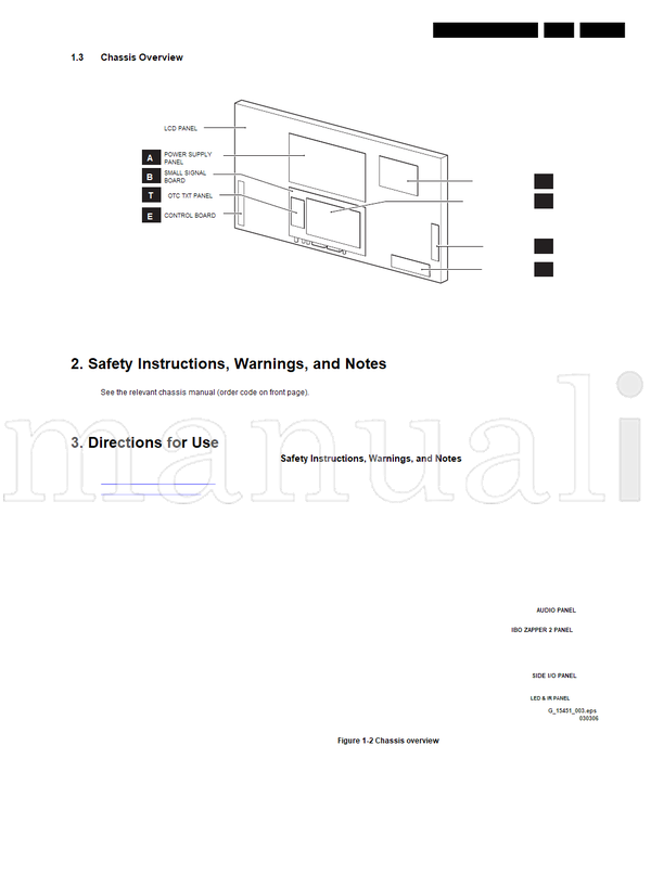 Philips 16240 170206 16230 (44 pages) TV Service Manual
