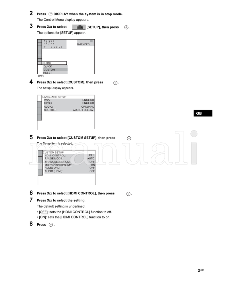 Sony DAV-DZ230 (24 pages) TV Operating Manual