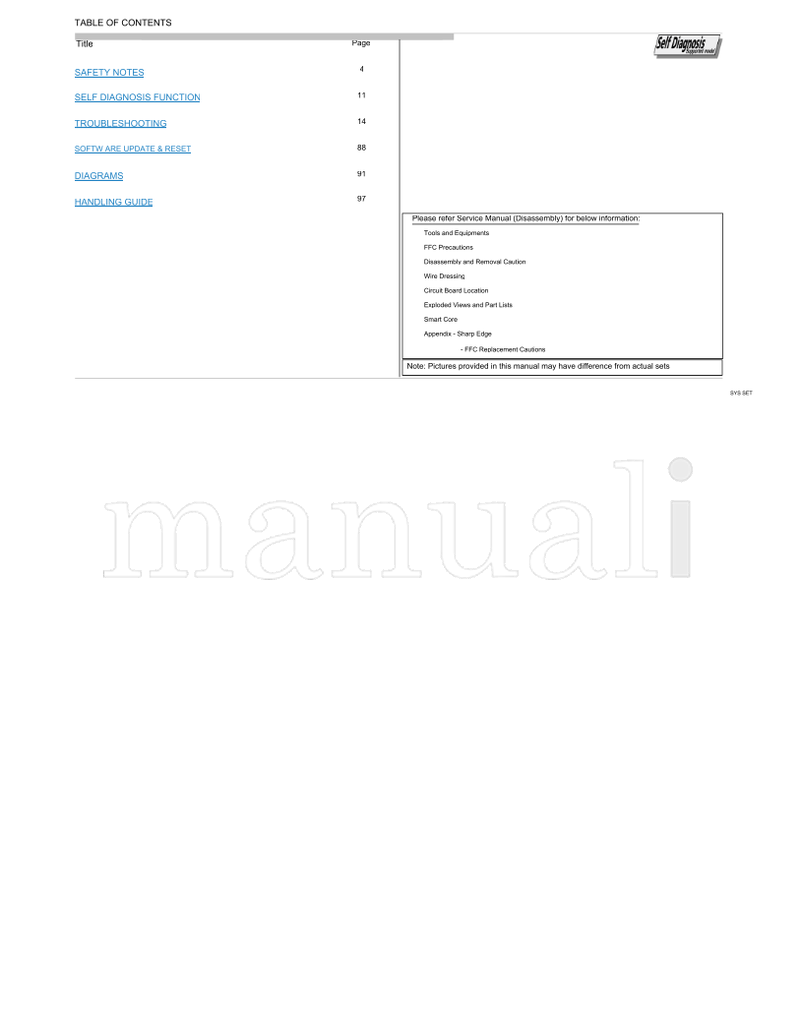 Sony KD-43X85K (213 pages) TV Service Manual