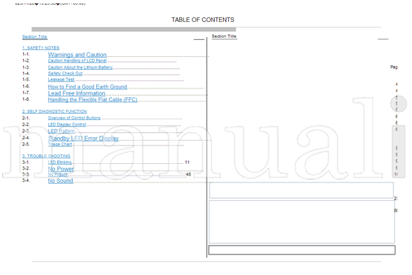 Sony 9-888-190-21 (131 pages) TV Service Manual