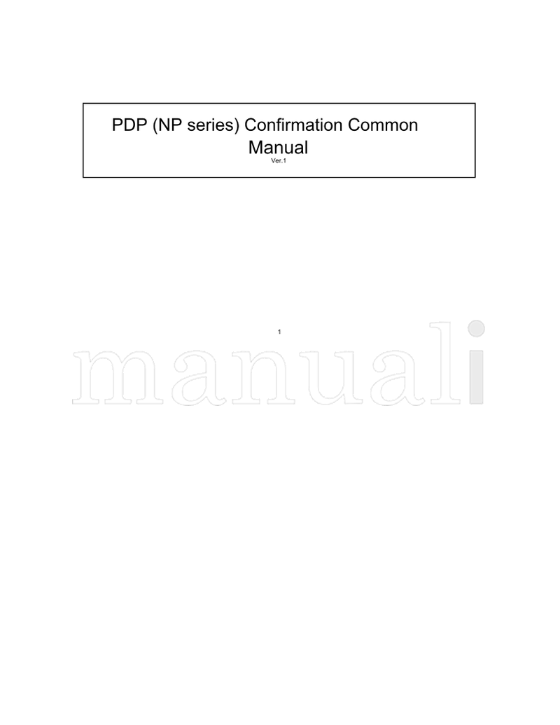 Sony NP50C3MF01 NP50C4MF01 (68 pages) TV Service Manual