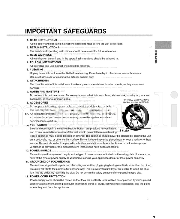 Toshiba 14DLV75 (54 pages) TV/DVD Combo Operating Manual