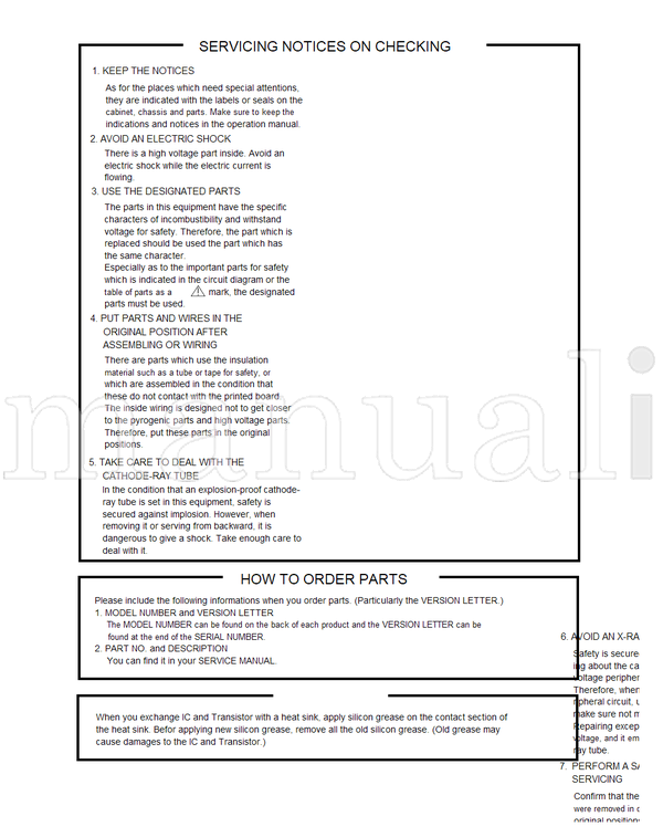 Toshiba 050-200613GR 19A26C (34 pages) TV Service Manual
