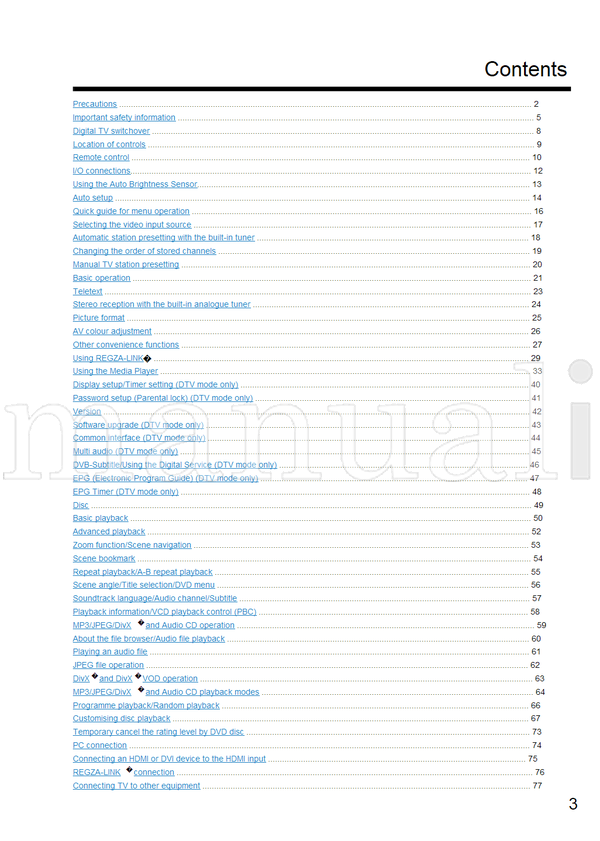 Toshiba 19DV713B 19DV714B 22DV713B 22DV714B 26DV713B 32DV713B (89 pages) TV/DVD Combo Operating Manual