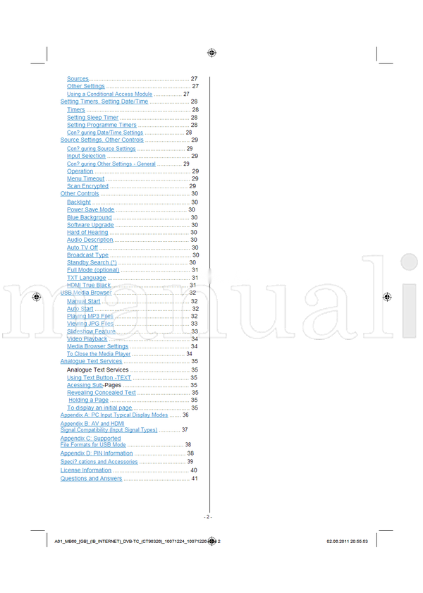 Toshiba 19EL833B Series (44 pages) TV Operating Manual