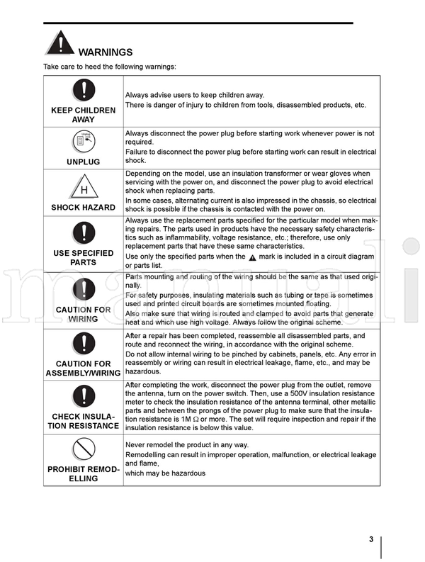 Toshiba 050-200415 20VL14 (42 pages) TV Service Manual