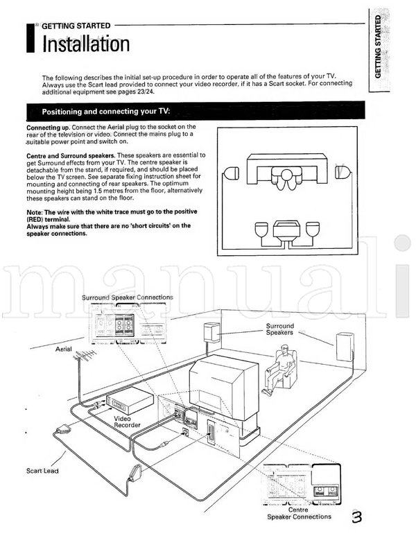 Toshiba 2357DF 3357DF (27 pages) TV Operating Manual