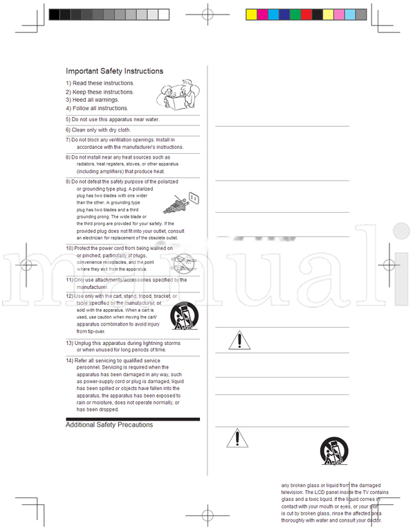 Toshiba 26C100U1 (62 pages) TV Operating Manual