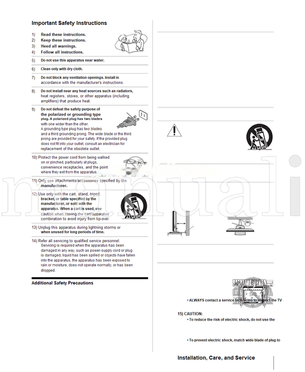 Toshiba 26HL86 32HL86 37HL86 VX1A00006800 (50 pages) TV Operating Manual