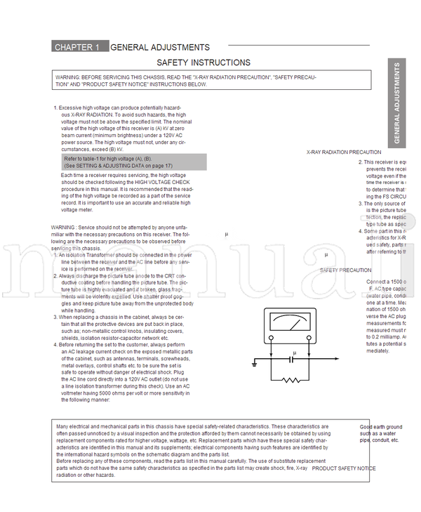 Toshiba 020-200103 27AF61 27AF41 (40 pages) TV Service Manual