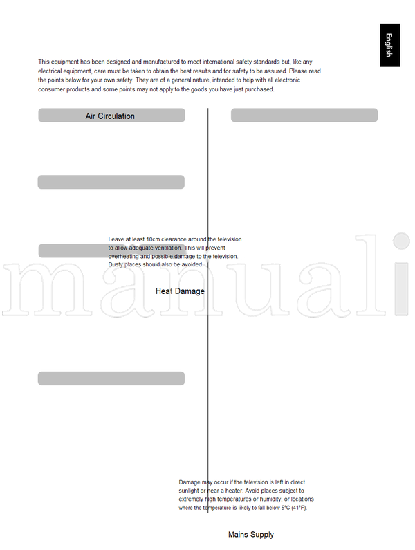 Toshiba 37WL56 (168 pages) TV Operating Manual