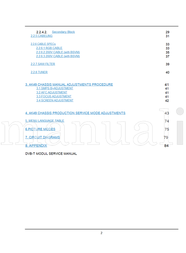 Toshiba 28YT56 32YT56 (88 pages) TV Service Manual