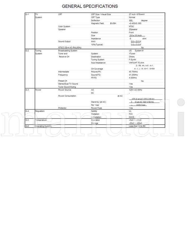 Toshiba 050-200208 29AS42 (39 pages) TV Service Manual