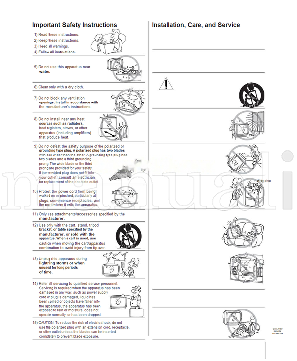 Toshiba 32AF14 23566351 (48 pages) TV Operating Manual