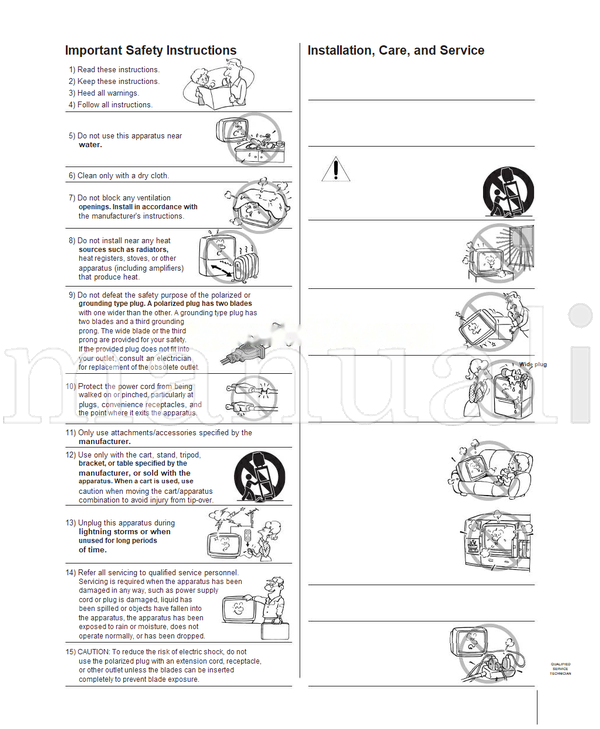 Toshiba 32AF43 36AF43 23565902A (47 pages) TV Operating Manual