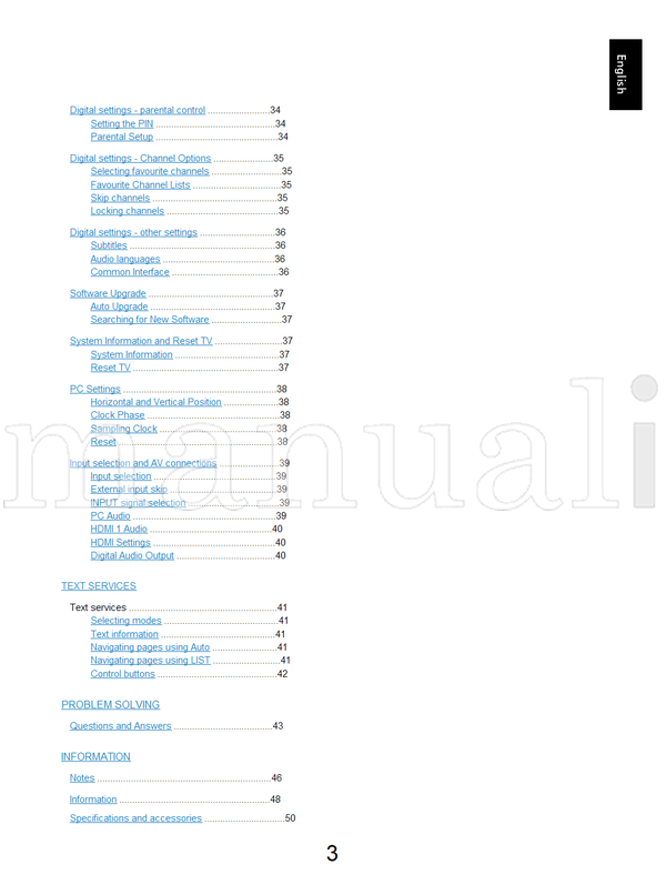 Toshiba AV6**D RV6**D (50 pages) TV Operating Manual