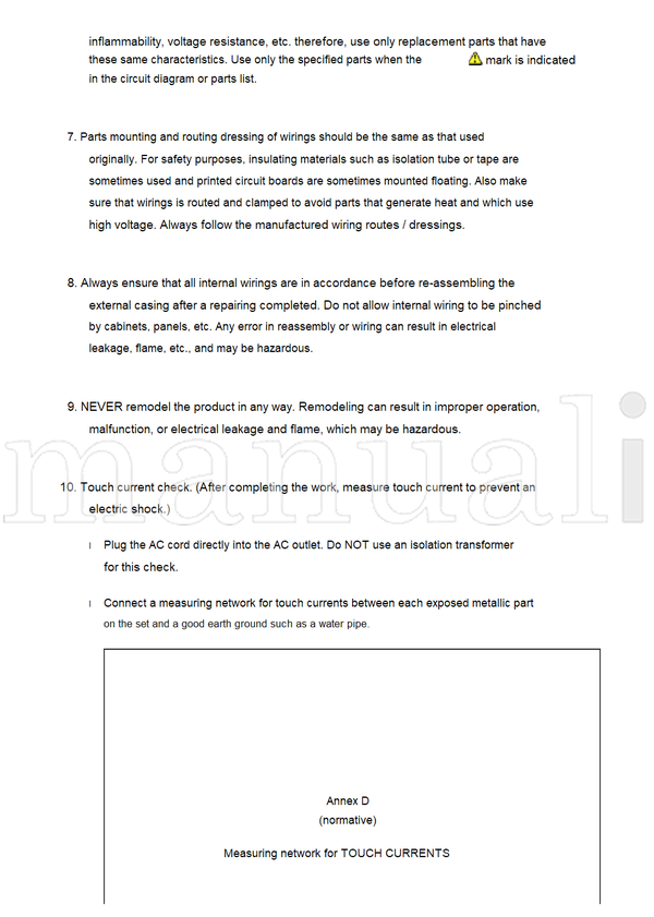 Toshiba 32C3030D (196 pages) TV Service Manual