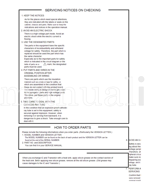 Toshiba 050-200610GR 32D46 (52 pages) TV Service Manual