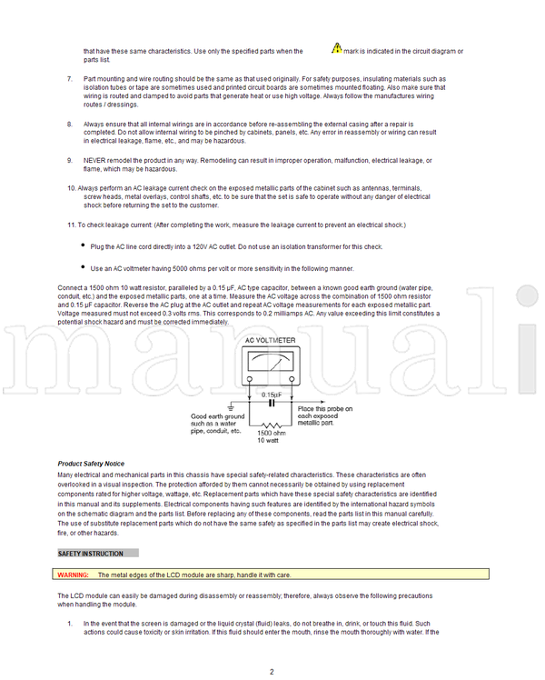 Toshiba 32HLC56 (19 pages) TV Service Manual