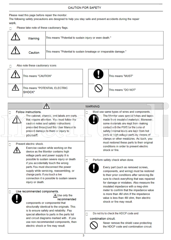 Toshiba 32L310U20 (68 pages) TV Service Manual