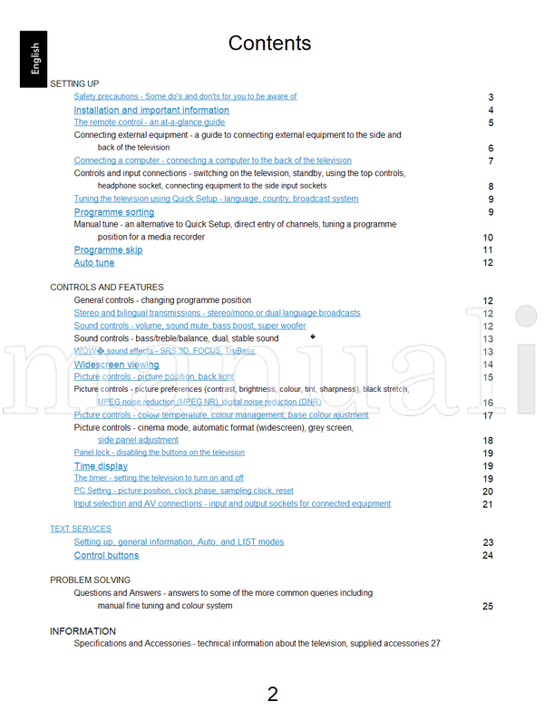 Toshiba 42WL58 (226 pages) TV Operating Manual