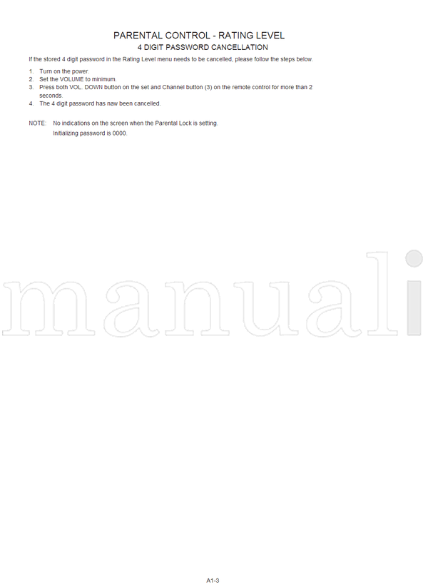 Toshiba 32W330D (80 pages) TV Service Manual