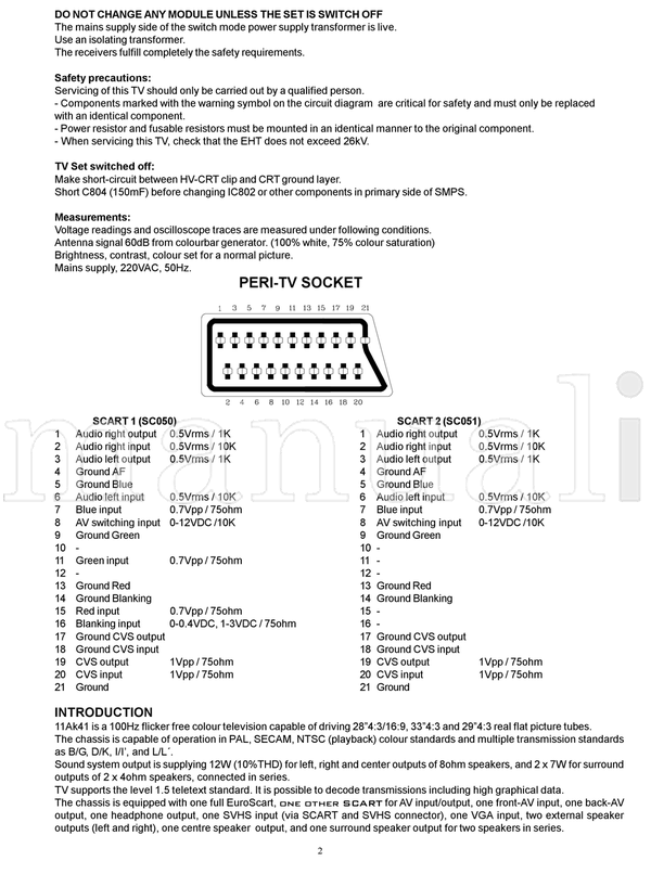 Toshiba 050-200267 32WH37G (63 pages) TV Service Manual