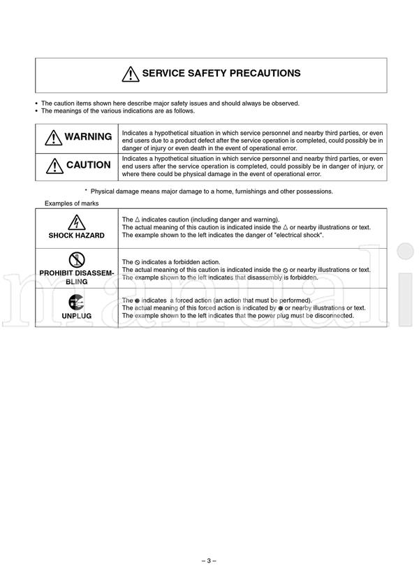 Toshiba 030-200508 32WLT58 37WLT58 (43 pages) TV Service Manual