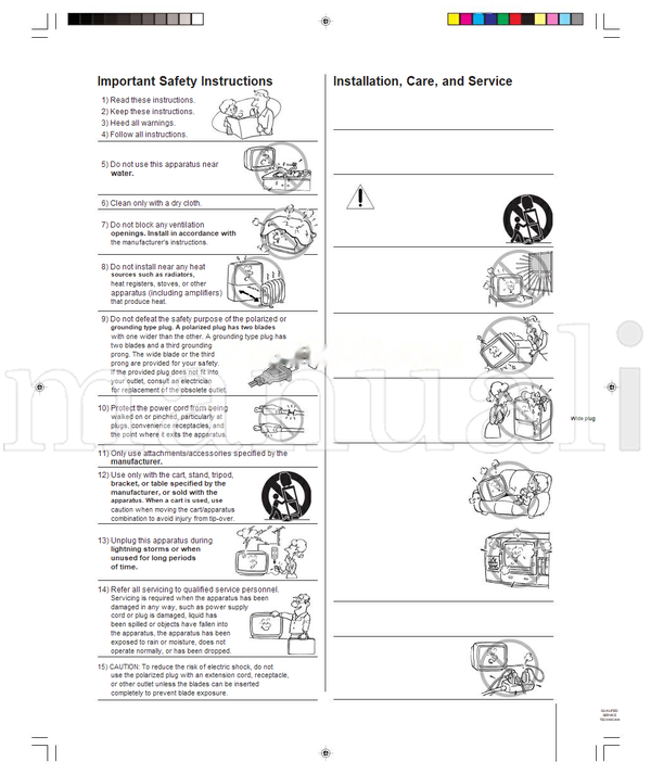 Toshiba 36AFX63 23565889 (54 pages) TV Operating Manual