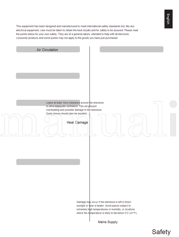 Toshiba 36ZP46 (168 pages) TV Operating Manual