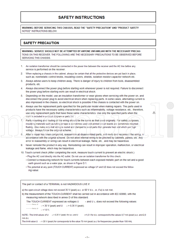Toshiba 060-200512GR 37WL58A 37WL58E 37WL58R 37WL58T (127 pages) TV Service Manual