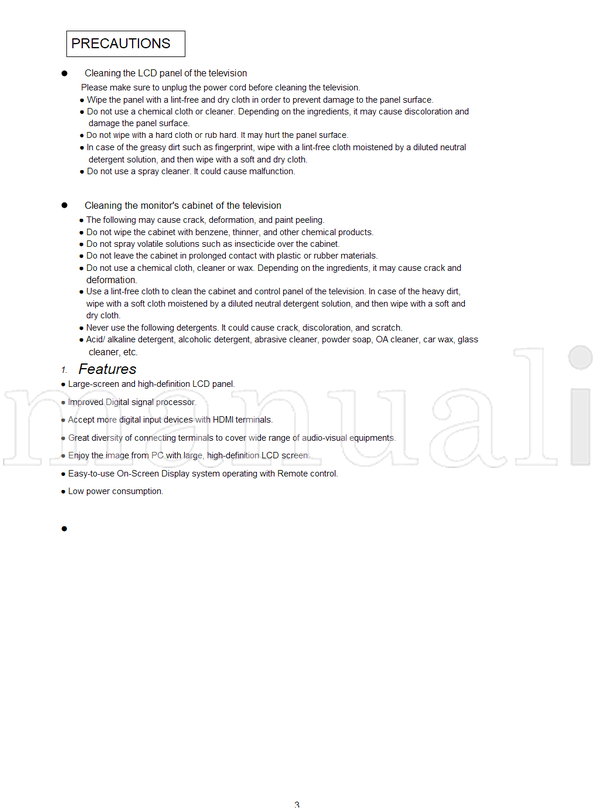 Toshiba 4050L2546 (24 pages) TV Service Manual