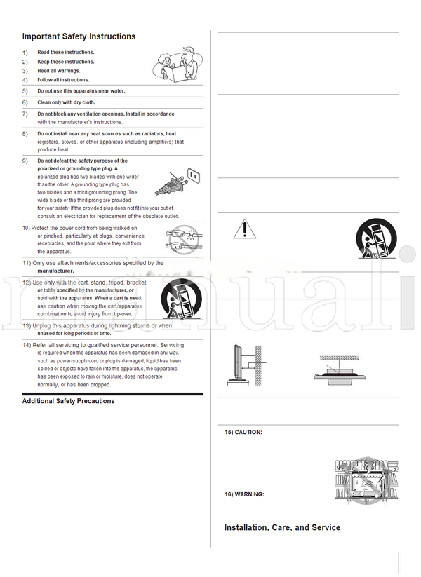 Toshiba 40RV52U 40RV525U 46RV525U VX3A00041800 (64 pages) TV Operating Manual