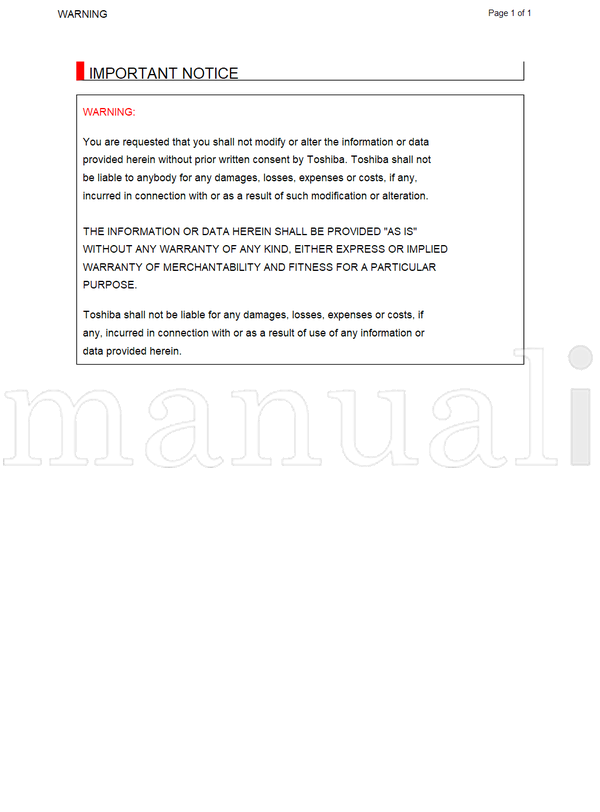 Toshiba 42AV501P (57 pages) TV Service Manual