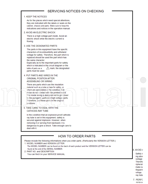 Toshiba MD20F11 (70 pages) TV/DVD Combo Service Manual