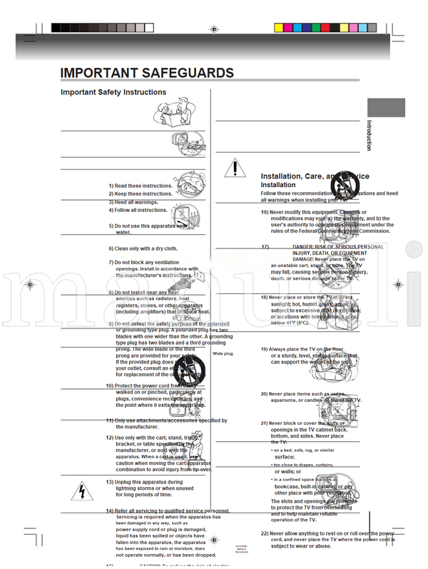 Toshiba MW20F12 MW24F12 5W50101A (68 pages) TV/DVD Combo Operating Manual