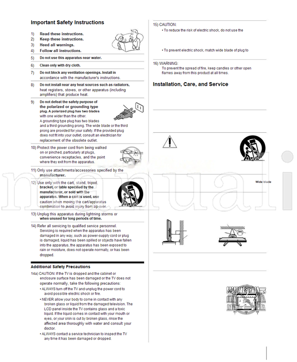 Toshiba 26LV67 32LV67 32LV67U VX1A000360A0 (78 pages) TV Operating Manual