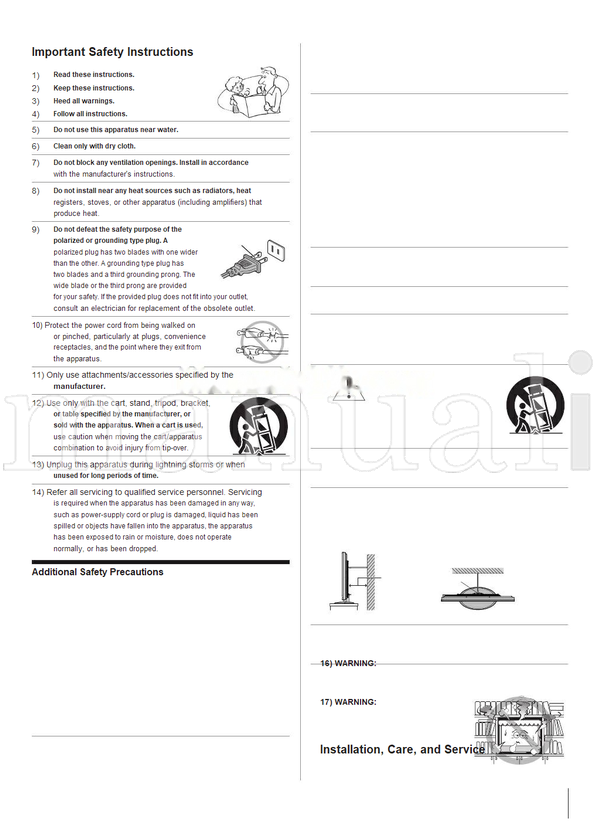 Toshiba 40XV640U 46XV640U HDA51T4000I (62 pages) TV Operating Manual