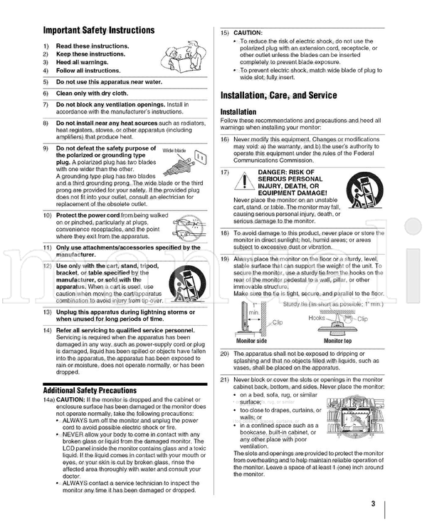 Toshiba STREAM HD 26HLC56 (46 pages) TV Operating Manual