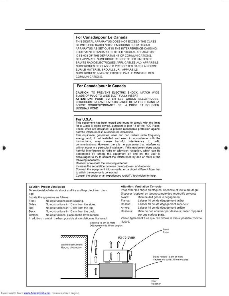 JVC RX701V Audio System Operating Manual