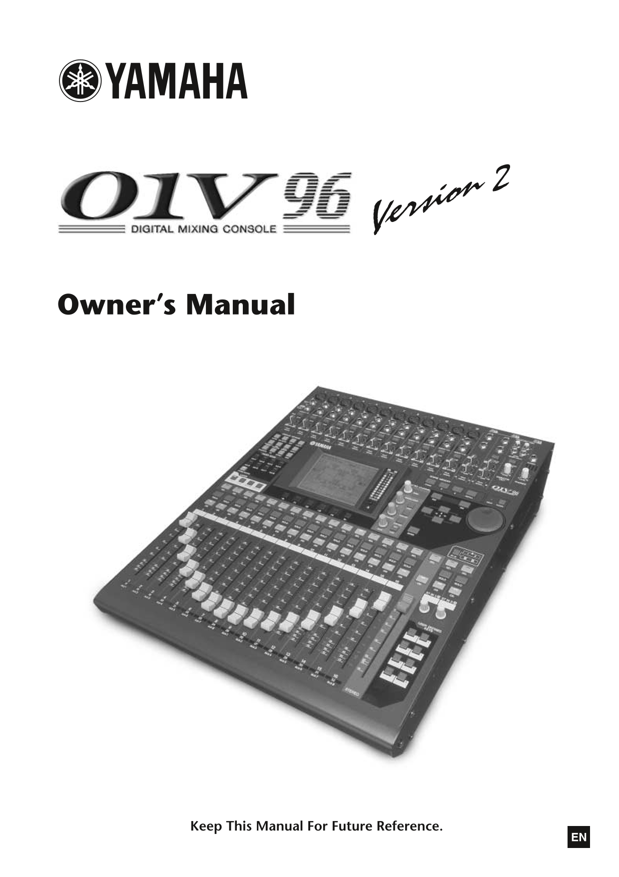 Yamaha 01V96 Digital Mixing Console Owner's/ User Manual (Version 2) (Pages: 328)