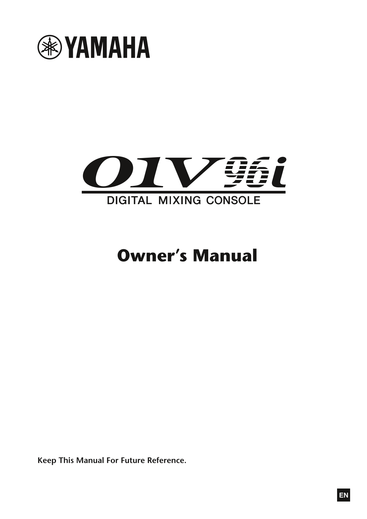 Yamaha 01V96i Digital Mixing Console Owner's/ User Manual (Pages: 71)