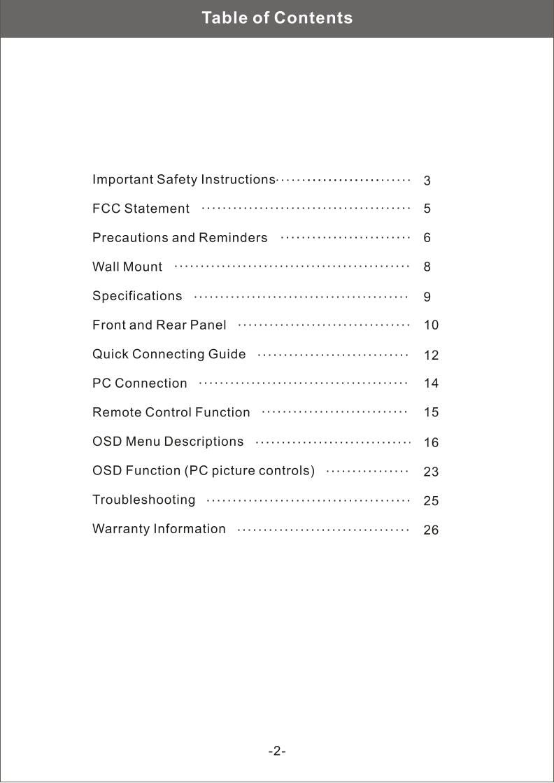 Philips 15MF170V 15MF170V/17 15MF170V/17B TV Operating Manual