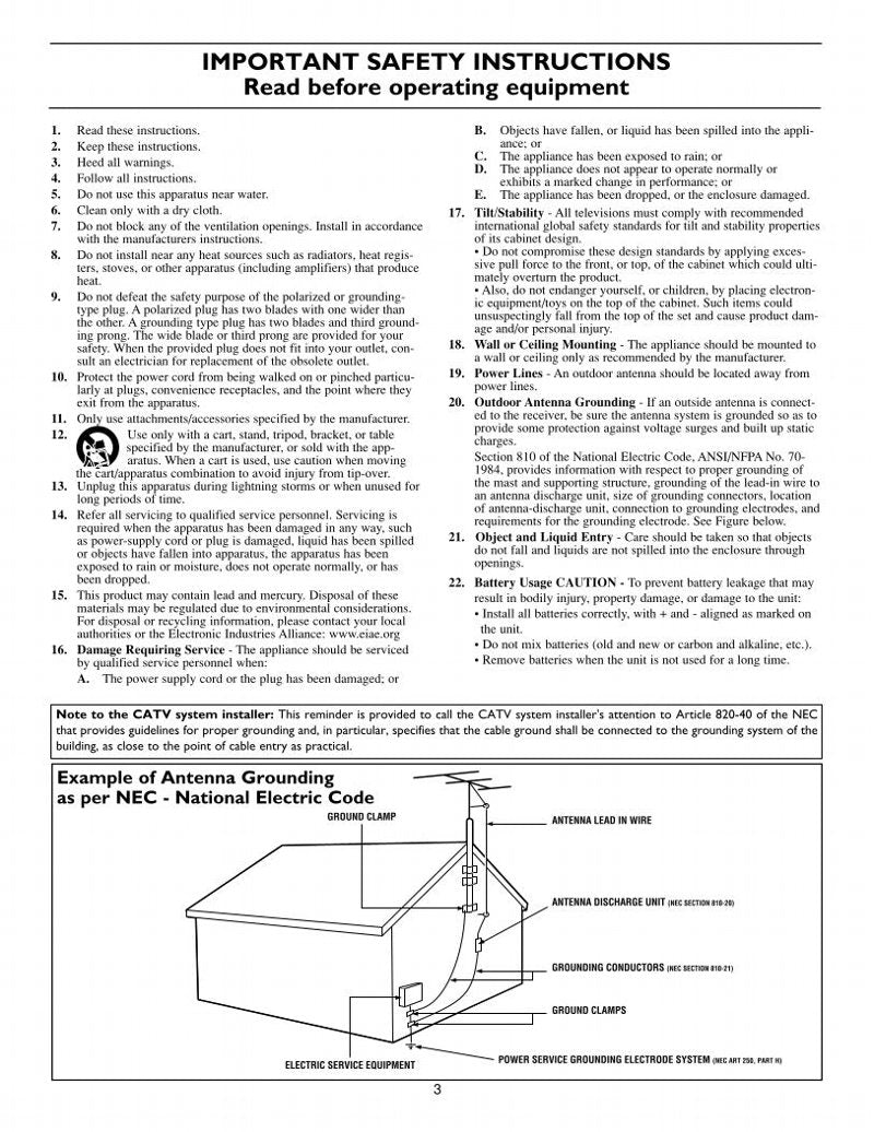 Philips 17PF8946A/37B 17PF8946A37B TV Operating Manual