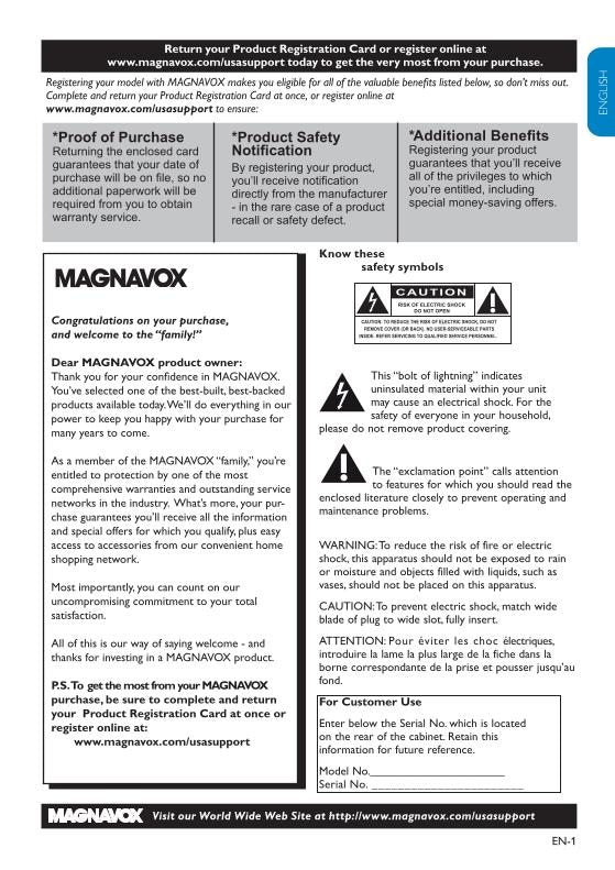 Philips 19MD358BOM TV Operating Manual