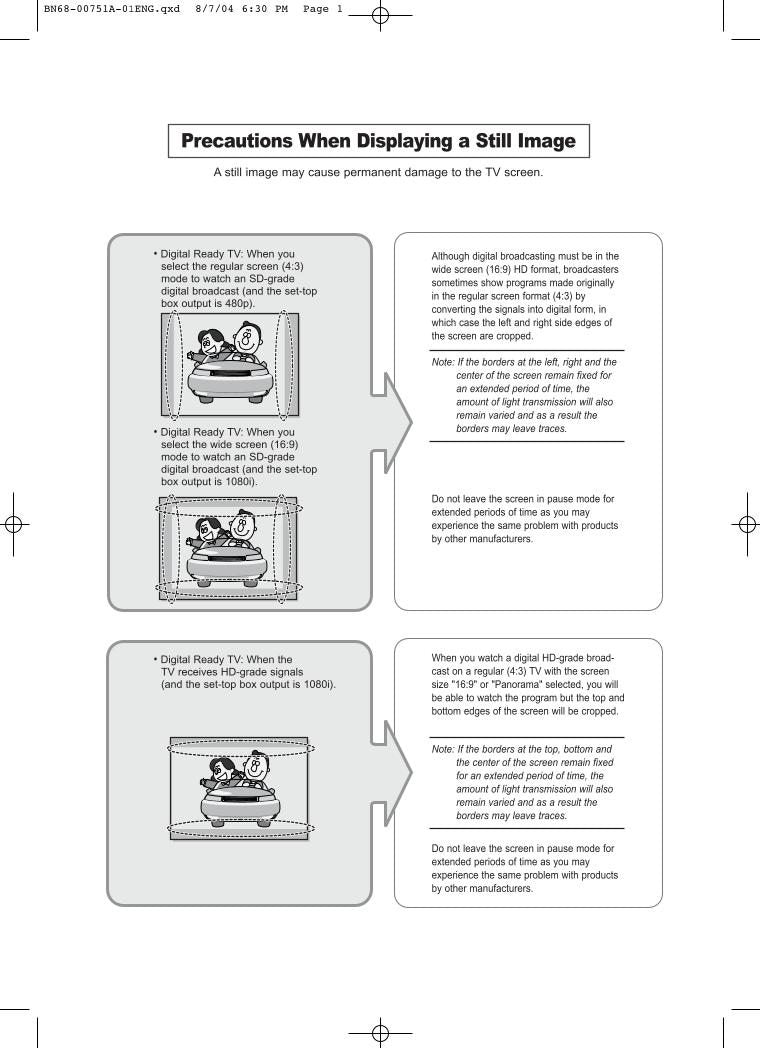 Samsung LNP267 LNP327 TV Operating Manual