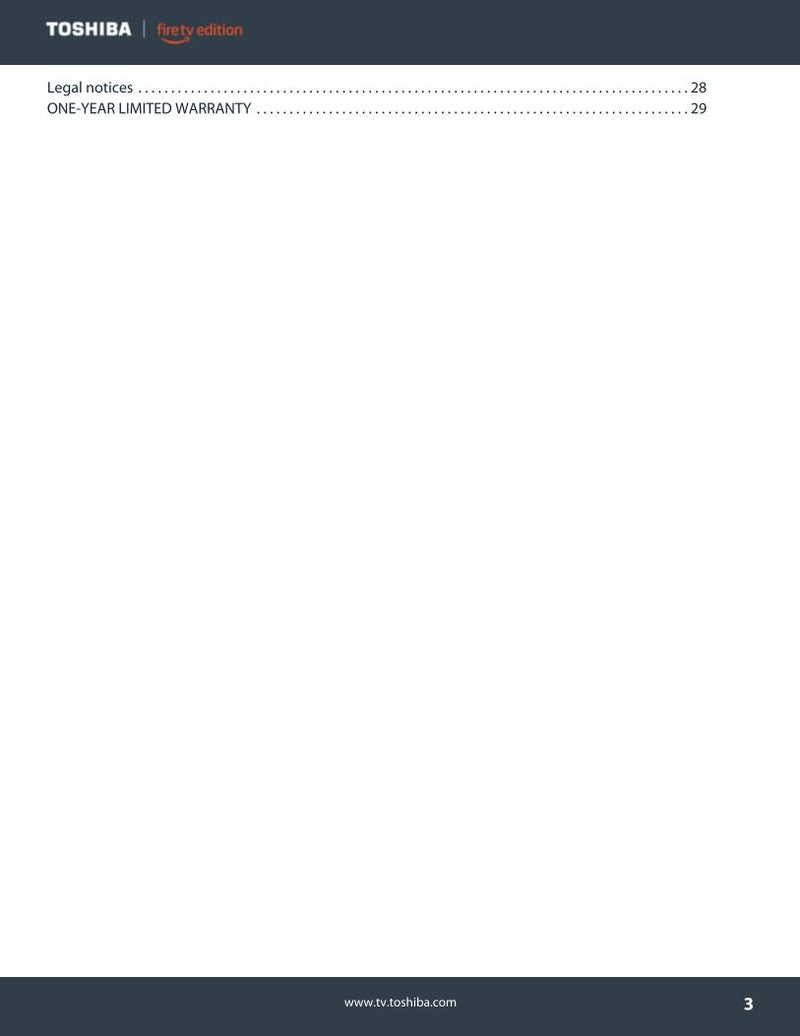 Toshiba 32LF221U19 TV Operating Manual